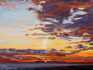The End of Summer oil painting by Steven Pleydell-Pearce