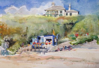 September Barricane - Woolacombe print edition from Steve PP Fine Art. Barricane Beach, Woolacombe, North Devon.