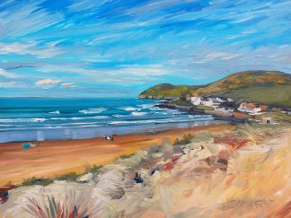 High Summer Croyde- Croyde Bay Fine art Print- Free postage