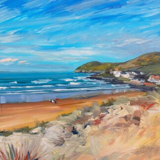 High Summer Croyde- Croyde Bay Fine art Print- Free postage