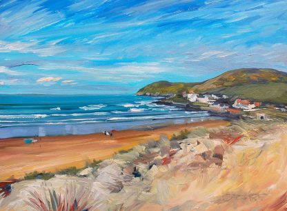 High Summer Croyde- Croyde Bay Fine art Print- Free postage