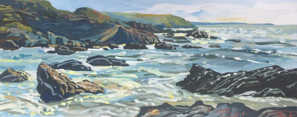 High Tode Sparkles,Woolacombe. Sketch to studio