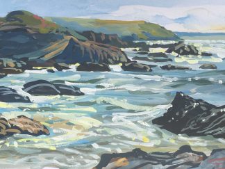 High Tode Sparkles,Woolacombe. Sketch to studio