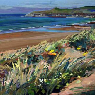 woolacombe beach painting by Devon landscape painter Steve PP