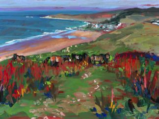 Sunday Morning - Original Woolacombe Painting