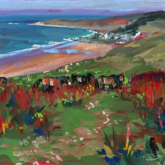 Sunday Morning - Original Woolacombe Painting