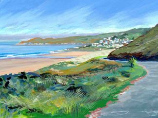 marine drive woolacombe painting