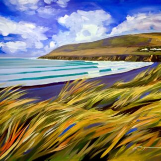 Cave Saunton Beach surf scene
