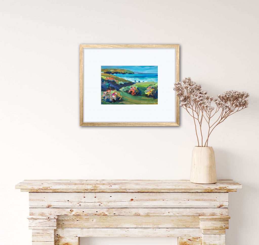 Down the coast framed