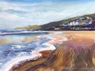 Spring Tide original Woolacombe painting