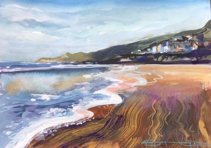 Spring Tide original Woolacombe painting