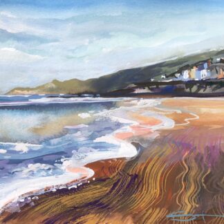 Spring Tide original Woolacombe painting