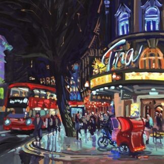 Showtime Aldwych Theatre London Print