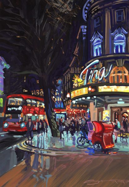 Showtime Aldwych Theatre London Print