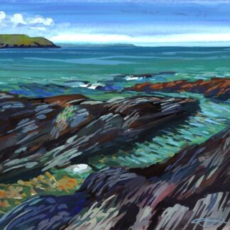 Dropping Tide-Original Woolacombe Painting