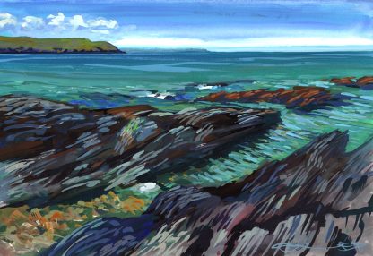 Dropping Tide-Original Woolacombe Painting