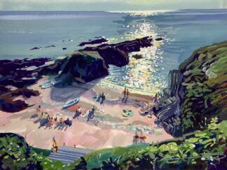 “Barricane Summer Shimmer” late afternoon afterburner glow, warming the soles of your feet on sun soaked sand.