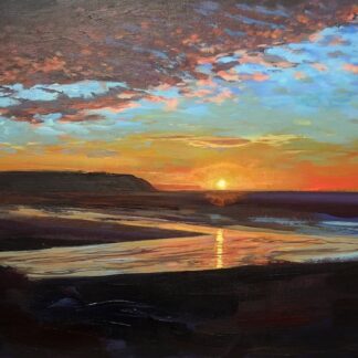 woolacombe sunset painting